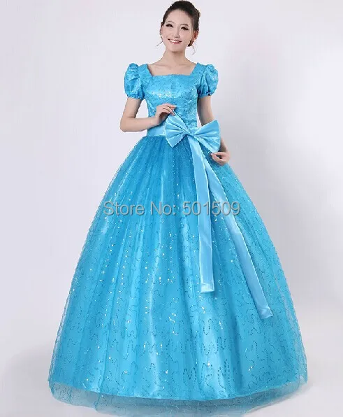 

womens tuxedo blue sequins belle ball gown medieval long dress costume Victorian Gothic Lol/Marie Antoinette/civil war/Colonial