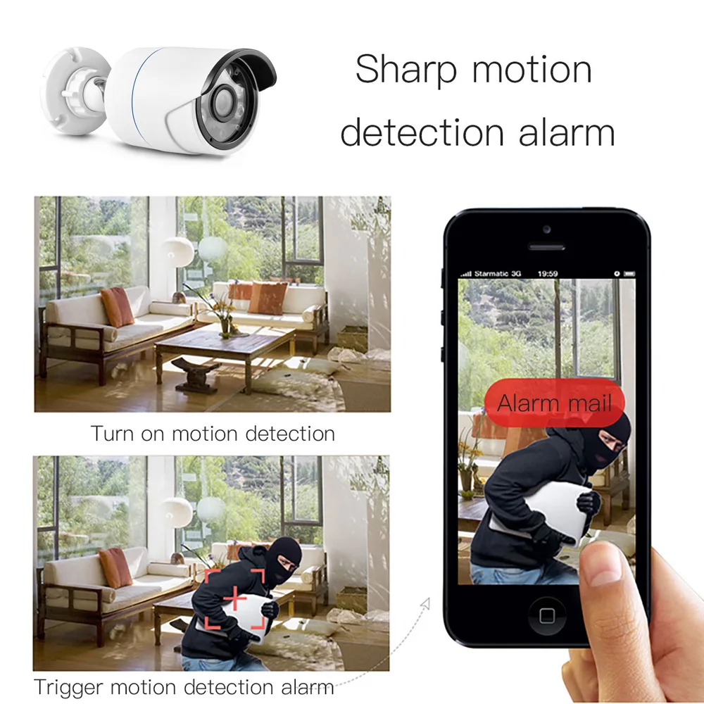 AZISHN H.265 5MP كاميرا IP معدنية 2880X1616 كامل HD كشف الحركة 25 متر للرؤية الليلية IP66 في الهواء الطلق XMEye P2P كاميرا تلفزيونات الدوائر المغلقة