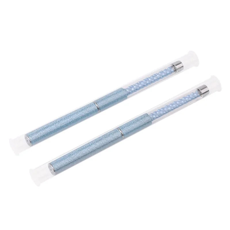 Nail Sponge Heads Brush Sharp Round Replaceable Powder Brush Shade Gradient Pen Nail Art Tool UV Gel Polish for Manicure