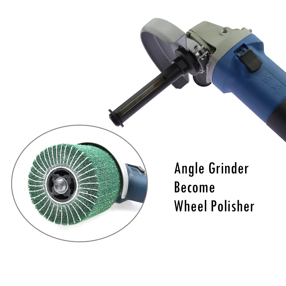 1 piece 100mm*19mm Polishing Wheel Axle Connection Rod used on Angle Grinder 100 115 125 become Polisher