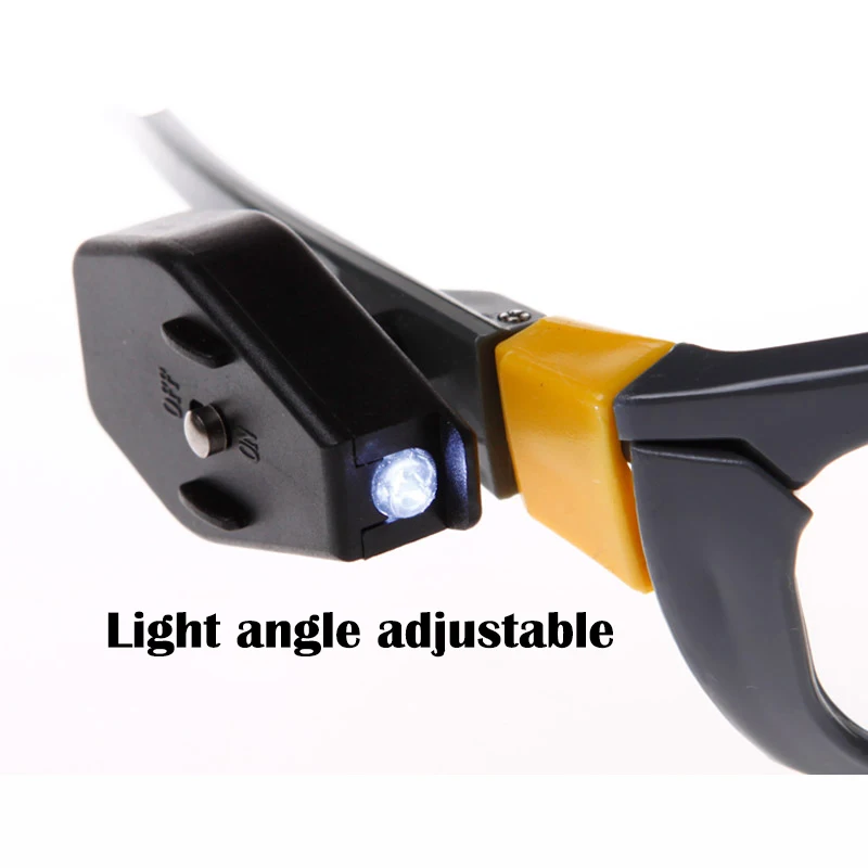 Safety glasses Night Vision LED Light Goggles Reading laboratory Glasses Industrial Work Safety Night Riding Repair glasses