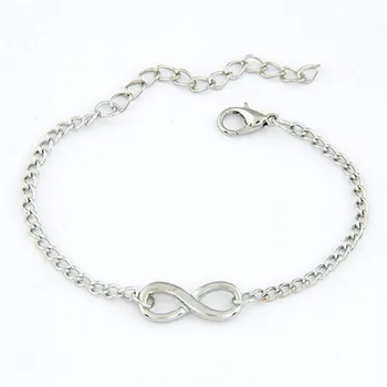 Alternative view of L117 Fashion Pulseras Bijoux New Women 8 Infinity Bracelet For Men Jewelry Girl Gift Charm Bangles Pulseiras