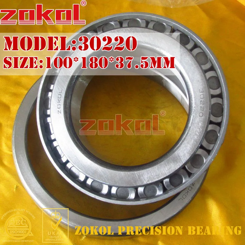 ZOKOL 30220 7220E Tapered Roller Bearing  100*180*37.5mm