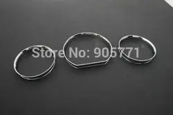 High Quality Chrome Dashboard Gauge Ring Bezel Dial Ring Set for Mercedes Benz W124 Free Shipping