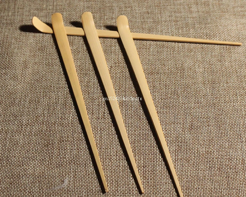 100 pcs Tea Spoons 18cm Classic Bamboo Matcha Scoops for 1 Gram Matcha Green Japanese Tea Ceremony Accessories