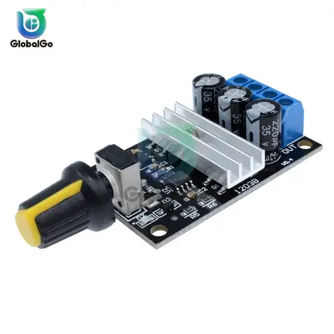 PWM DC Motor Speed Controller NE555 6V-28V Aideepen