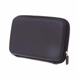 7 Inch Black PU Hard Shell Carry Bag Zipper Pouch Case For Garmin Nuvi TomTom Sat Nav GPS Holder Bag