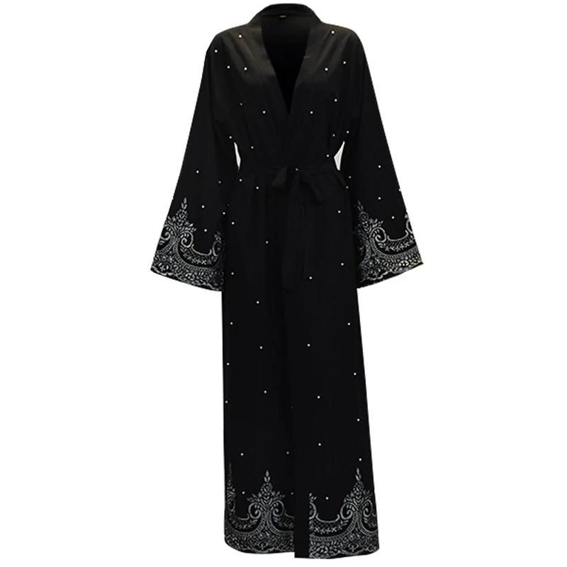 Kaftan Abaya para Mulheres, Kimono Dubai, Vestido Hijab Muçulmano, Veste Cardigan, Caftan Feminino, Marocain, Qarab Islam Vestuário