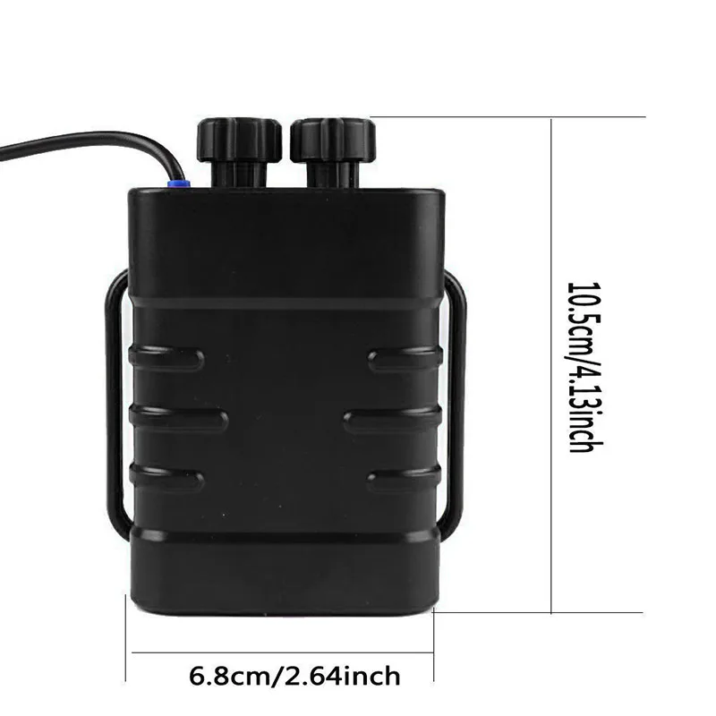 Hot 6 Section 18650 Waterproof Battery Case 18650 Battery Pack 5VUSB/8.4VDC Dual Interface 18650 Waterproof Battery House Cover