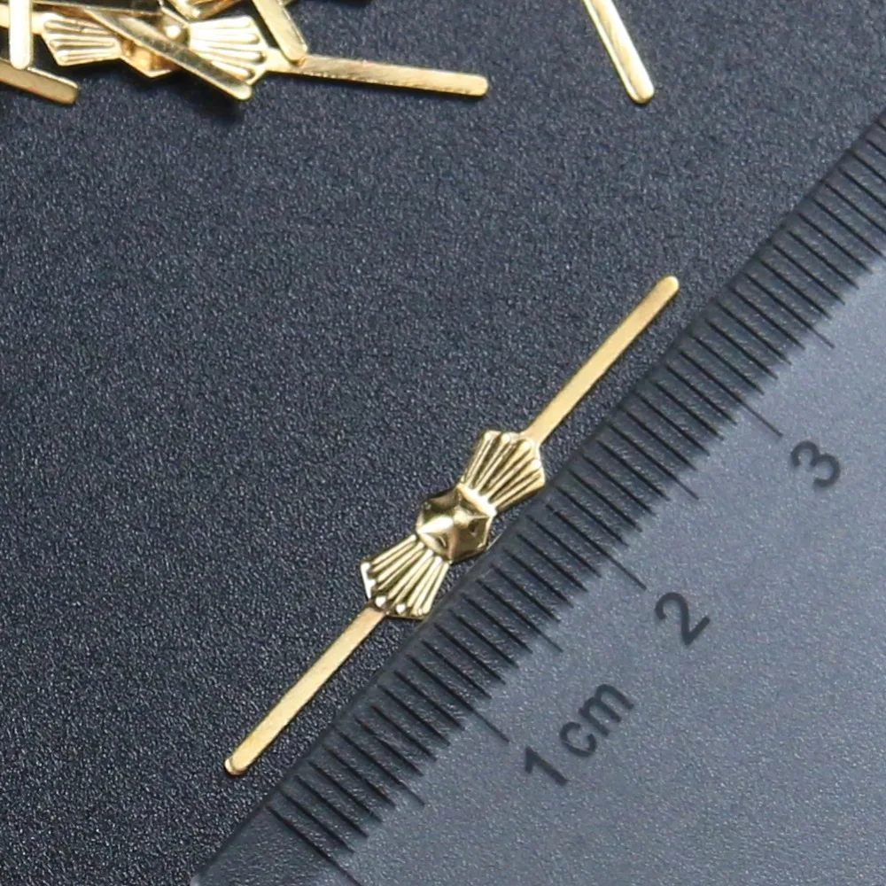 100Pcs Chandelier Parts Lamp Crystal Prism Bead DIY Connector Pins Buckle Butterfly Bowtie DIY Accessories 33mm 45mm