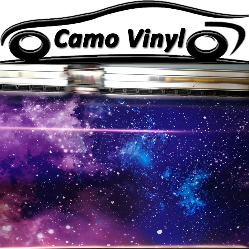 

Camouflage Motorcycle Car Body Cover Wrapping Sticker Starry Galaxy Star Wrap Foil Vinyl Film Roll Size:1.52*5/10/15/20/25/30M