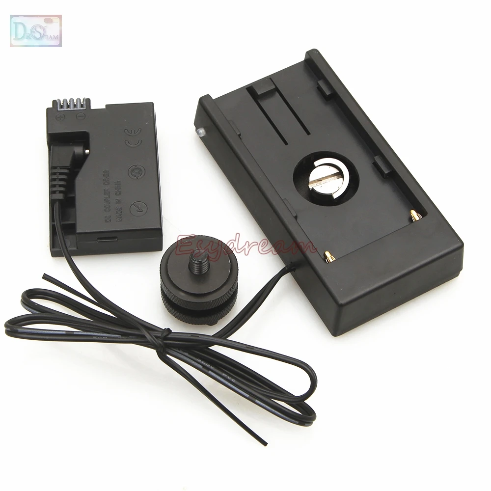 

LP-E8 E8 Dummy Battery Adapter + F970 F960 Power Supply Plate Mount for Canon 550D 600D 650D 700D Rebel T2i T3i T4i T5i X6i X7i