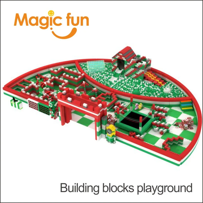 MAGIC FUN  Space theme children indoor soft play area naughty fortress playground equipment