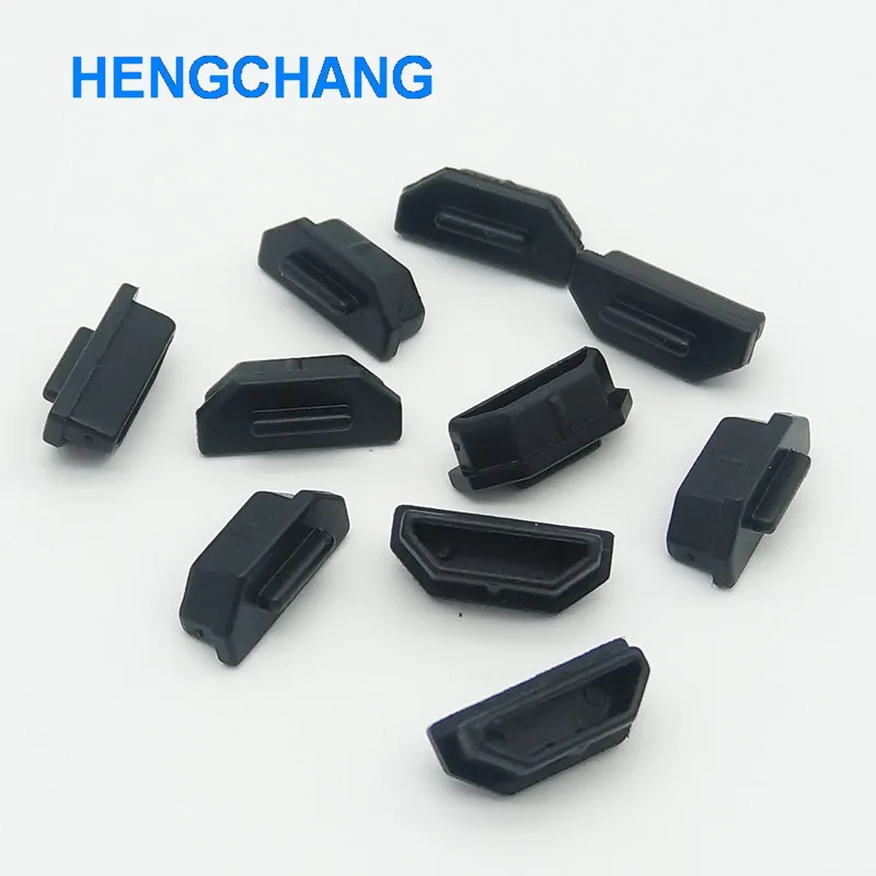 For HDMI-Compatible Protective Cover Rubber Covers Dust Cap For HDMI-Compatible Connector 10Pcs/Lot