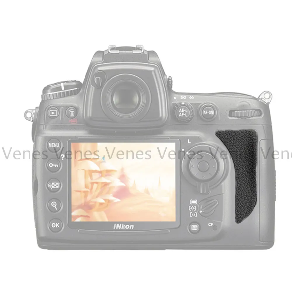 Venes Cơ Thể Phía Trước Trở Lại Cao Su Phía Dưới Bìa Thay Thế Phần Đối Với Nikon D700 Kỹ Thuật Số Máy Ảnh Sửa Chữa