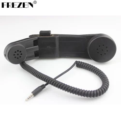 Handheld Phone Hand Microphone Element H250-PTT Communication Station Handle Mic 3.5mm Jack For Mobile Phone