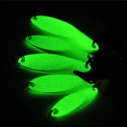1PCS Luminous Fishing Lures artificial bait lure metal lure treble hook Baits 5g 7g 10g 14g 21g  jig wobbler lure