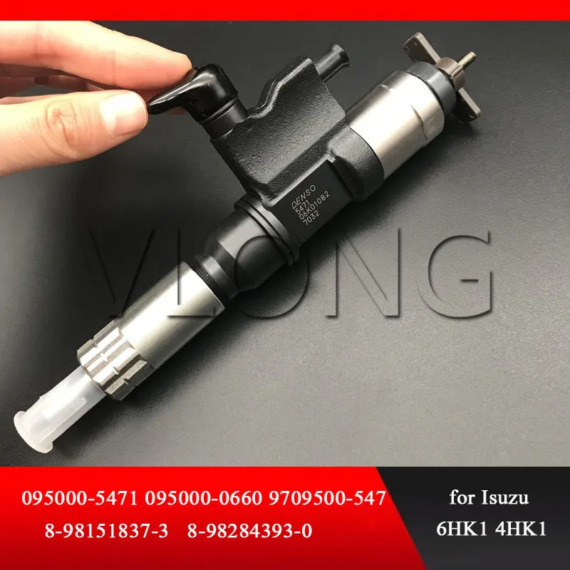 Genuine New Common Rail Injector Assembly for Isuzu 6HK1 4HK1 Engine Spary Parts 095000-5471 095000-5475 095000-0660 9709500-547