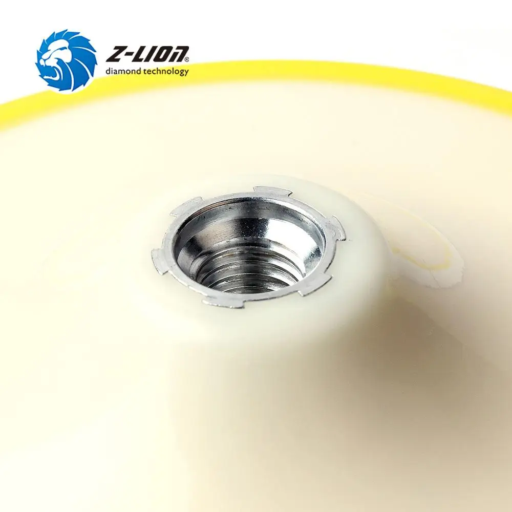 Z-LION 6 Inch /7 Inch Plastic Backing Pad Car Wax Sanding Disc Backing Holder For Angle Grinder M14 5/8-11 Connector Joint