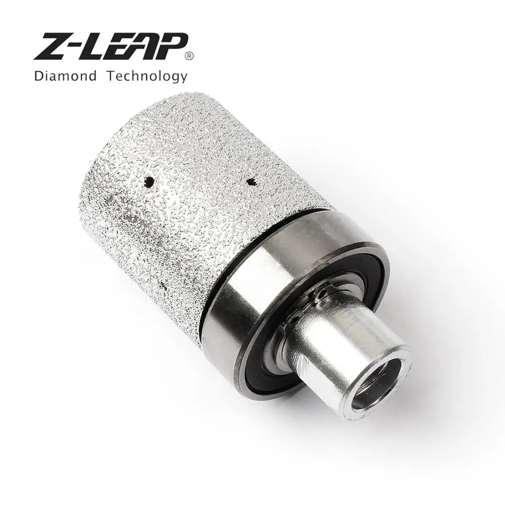Z-LEAP 2 "Diamond กลองล้อสูญญากาศขัดหินอ่อนหินแกรนิตอ่างล้างจาน Edge เครื่องมือขัด 5/8-11 หรือ M14 ด้าย