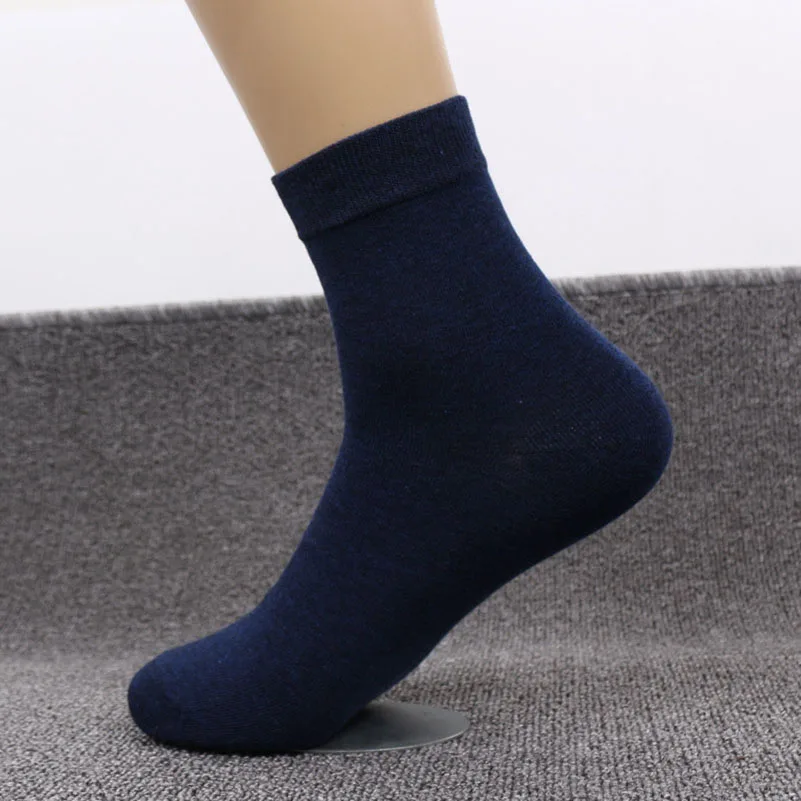 10PCS=5 Pairs Men's Cotton Dress Socks Plus Large Big Size 44, 45, 46, 47, 48, Business Socks Calcetines Classic Sox Meias Sock