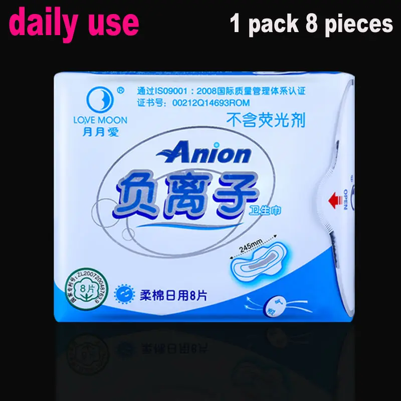 10 حزمة أنيون الحب القمر منديل صحي Slipeinlage Winalite الحب القمر أنيون الفوط الصحية الإناث النظافة تعزيز كبير الشريط #2