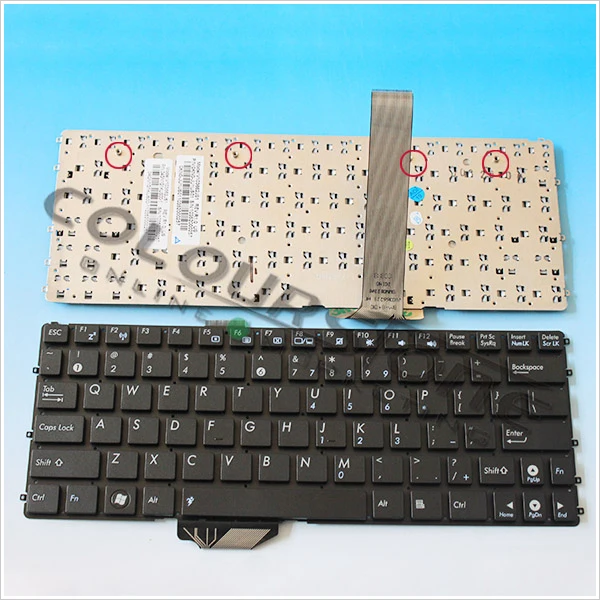 Brand New Laptop Keyboard For Asus eeepc 1025 Keyboard US layout black keyboard  04GN1G1KUS00-1