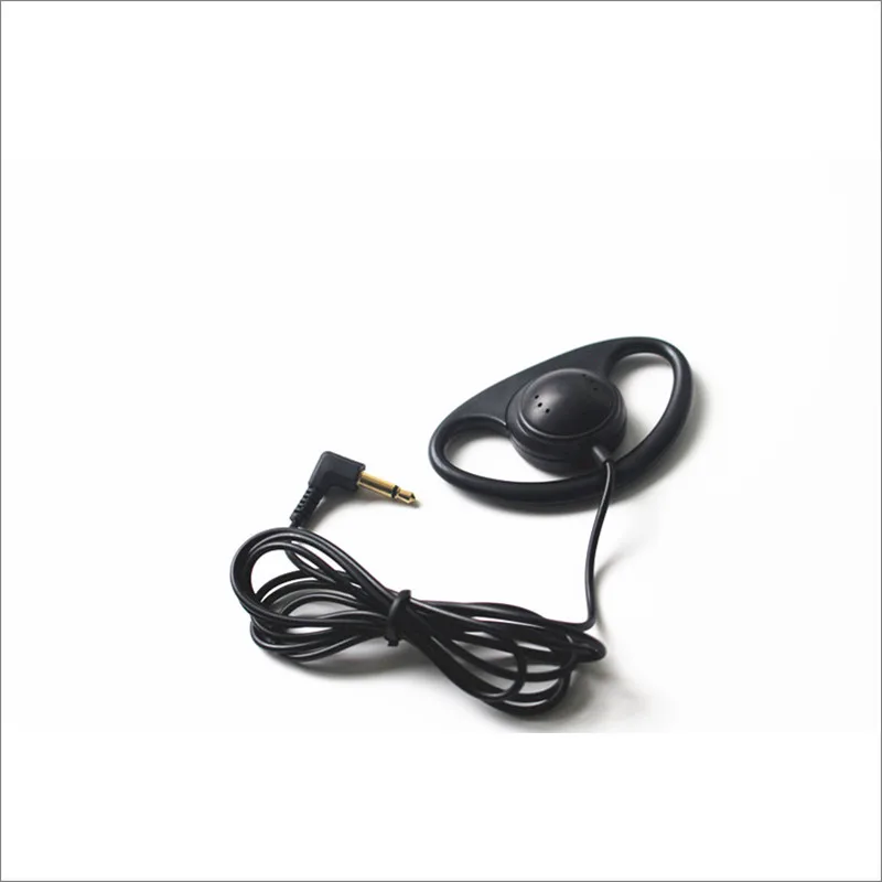 Imagem -06 - Único Lado Mono Gancho Earbud para o Sistema do Guia Turística Fone de Ouvido Macio 100 Pcs por Lote