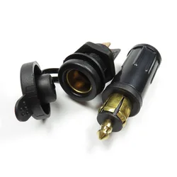 Car and Motorcycle Cigarette Lighter Plug Car Charger European Standard For BMW Motorcycle Plug Female Seat 12-24V