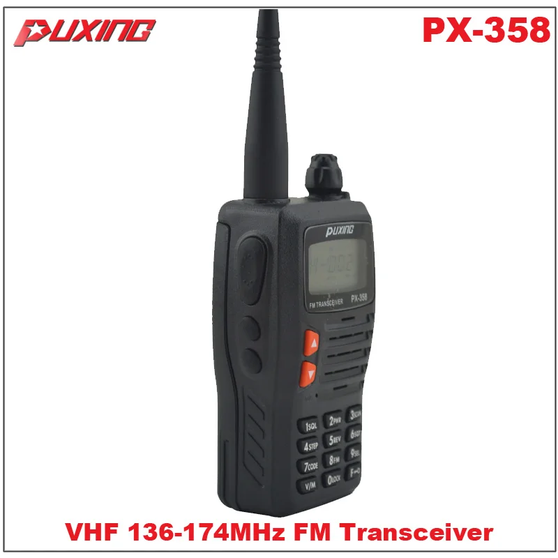 Walkie Talkie Puxing PX-358 VHF 136-174MHz Portable Two-way Radio FM Transceiver