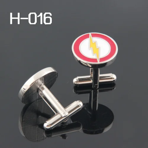 Men's Accessories  Free Shipping:High Quality Cufflinks For Men  Superhero  2016Cuff Links  Wholesales  The Flash