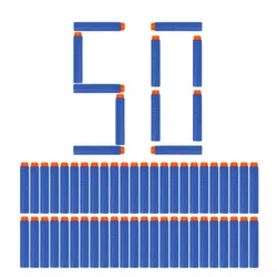 Пули из пенопласта, мягкие, 8 цветов, 7,2 см х 1,3 см, 8 цветов