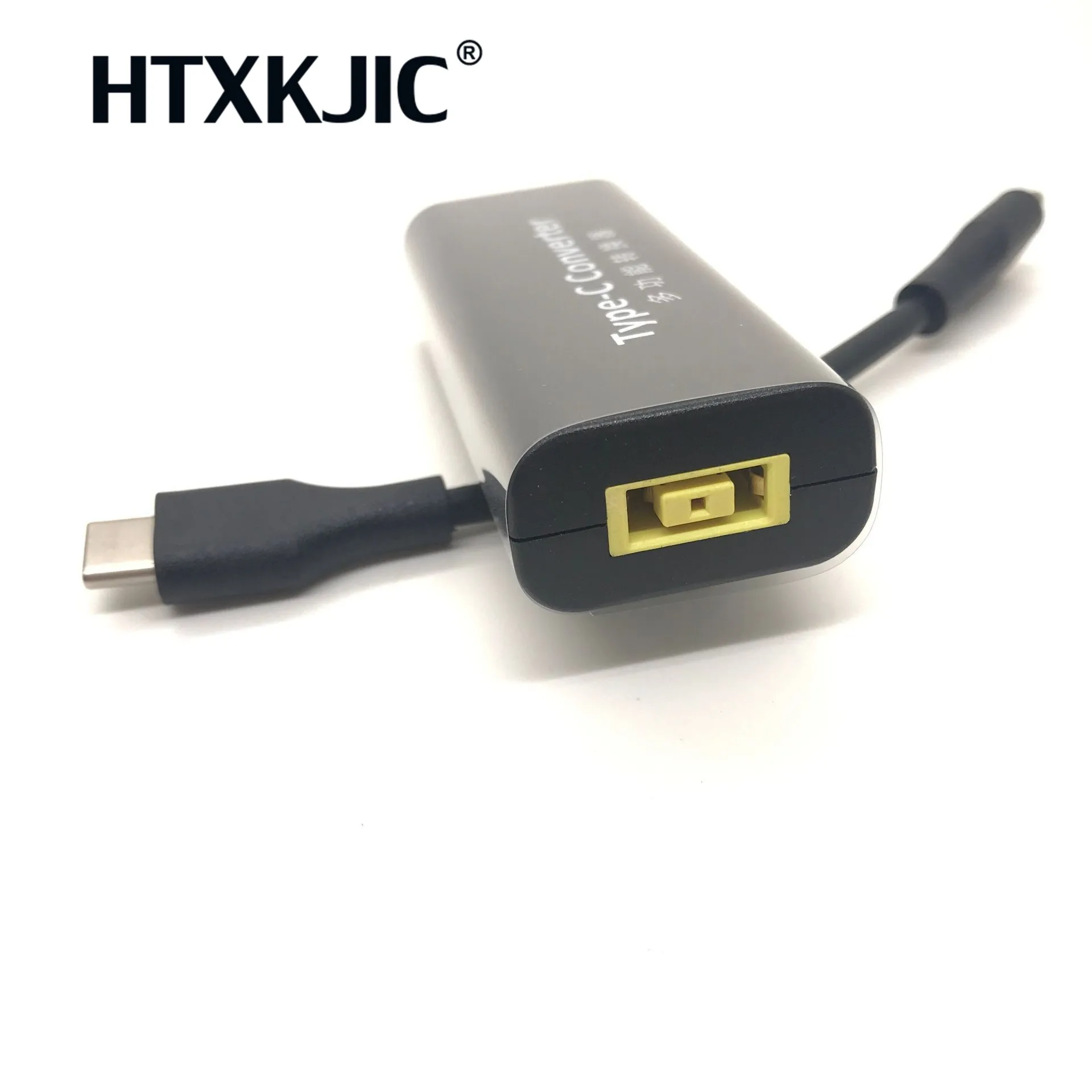 محول طاقة USB من النوع C ، موصل محول لجهاز Lenovo ، Dell ، Hp ، Asus ، كمبيوتر محمول ، 20 فولت ، 2.25 أمبير ، قابس أنثى مربع