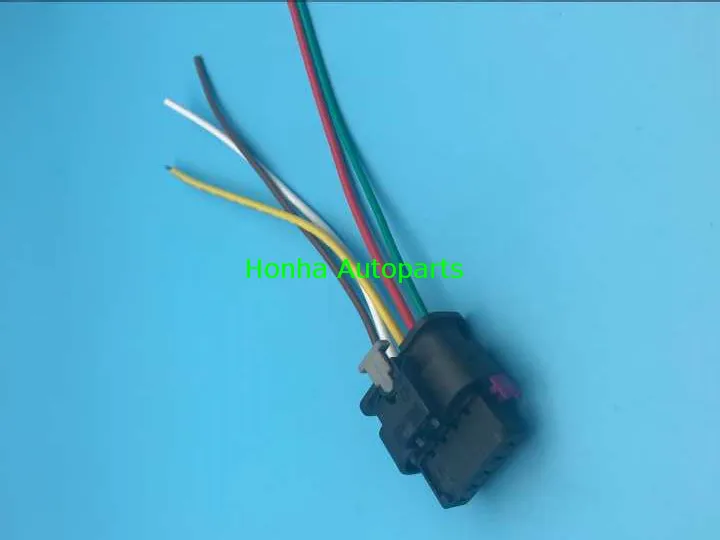 5 Pin/Way Nitrox Sensor Plug Mass Air Flow Sensor Meter MAF Connector Socket With Pigtail 4F0 973 705