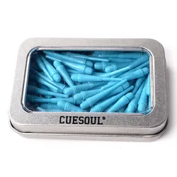 CUESOUL 100 Pieces Blue Soft Tip Points For Soft Tip Darts