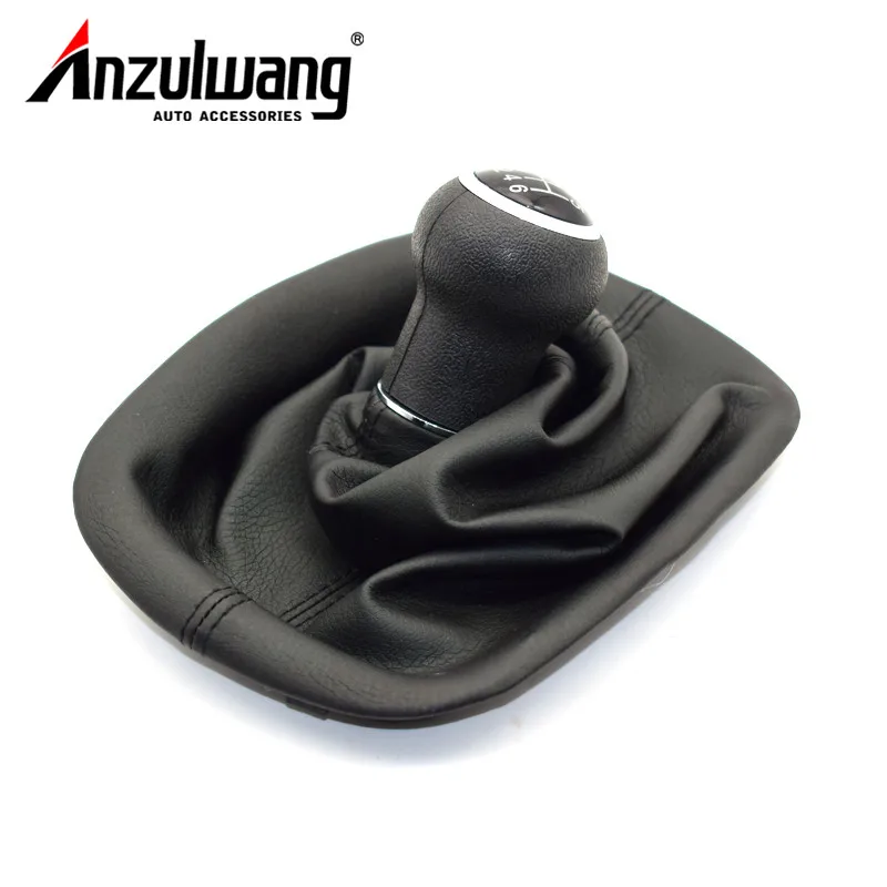 For Volkswagen Passat B5 1996-2005 Car Gear Shift Knob 5 Speed Stick Gaiter Boot with Gear Shift Collars