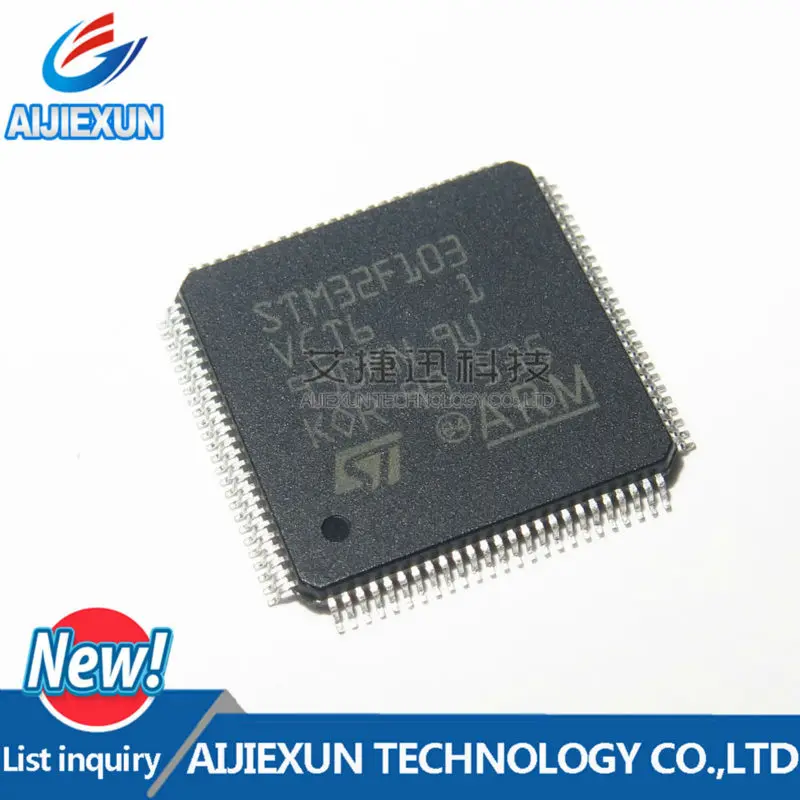 1PCS STM32F103VCT6 LQFP100 MCU 32-bit STM32F1 ARM Cortex M3 RISC 256KB Flash 2.5V/3.3V 100-Pin LQFP Tray 100% New and original