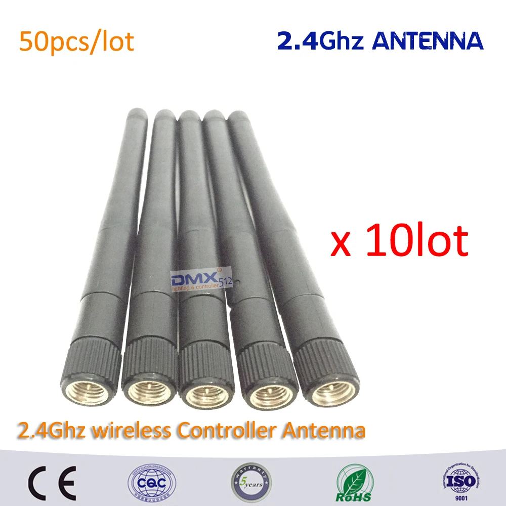 DHL Free Shipping 50pcs 2.4Ghz 3dbi wifi antenna ZigBee Bluetooth aerial SMA male Foldable