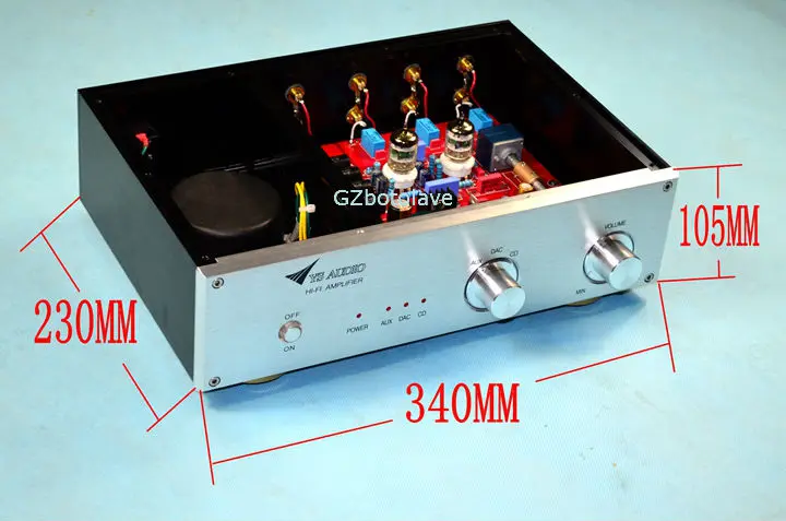 GZbotolave YS-D1 high version HiFi preamp finished have a fever tube machine 5670 tube Preamp Refer to the MatAisDe circuit