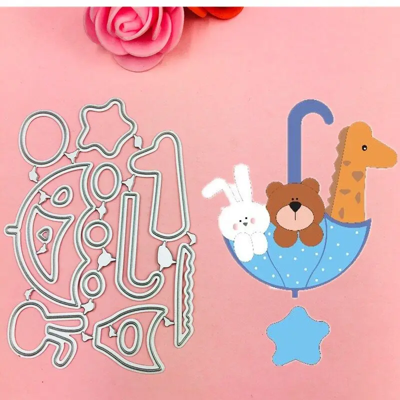 

Rabbit Bow Ear Metal Cut Dies Stencils for Scrapbooking Stamp/Photo Album Decorative Embossing DIY Paper Cards