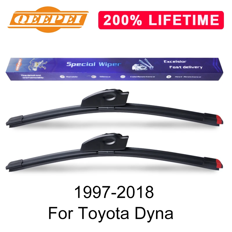 

QEEPEI Replace Wiper Blade For Toyota Dyna 1997-2018 Silicone Rubber Windshield Windscreen Wiper Auto Car Accessories