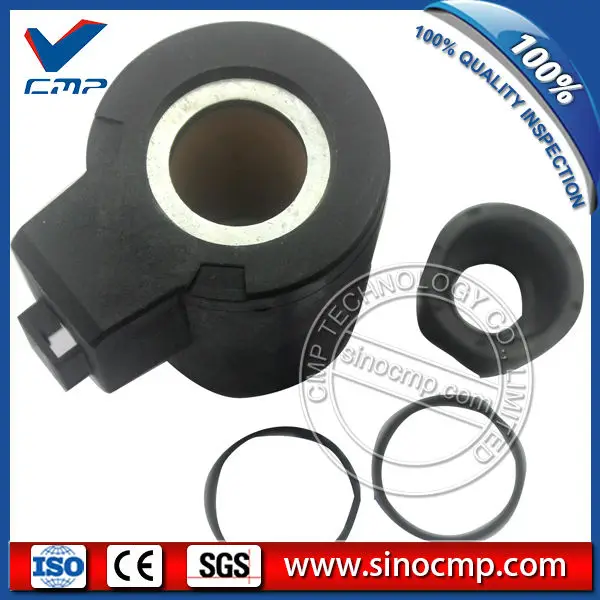 24V Electronic Injection Solenoid Coil (H: 59mm, Dia: 20/21mm) for Volvo Excavator