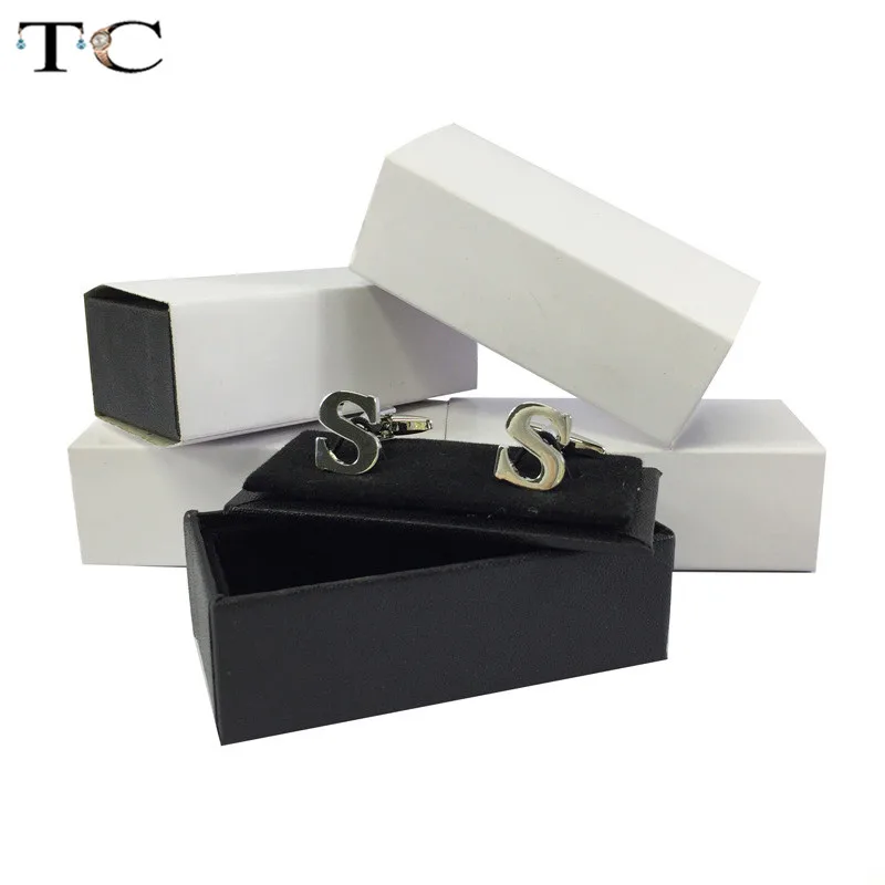 

200pcs/lot Wholesale Cufflink Box Gift Boxes Gemelos New Storage Boxes Jewelry Cuff links Case Craft Badge Jewelry case