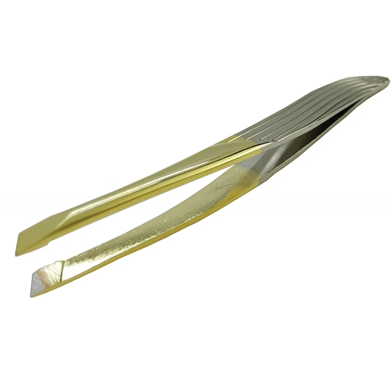 Nouvelles pinces à sourcils outils de maquillage féminin pince à épiler pointe inclinée pince à sourcils conception épilateur faux cils du visage vente de beauté