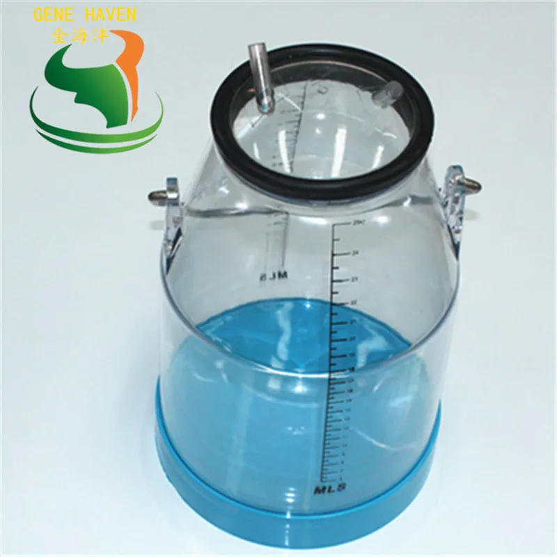 32 Liter Transparent Milking Bucket with Fixed Handle Be Usd on Cow Milking Machine for Dairy Farm