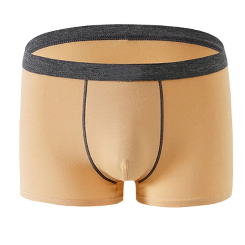 Brand Calvin Boxer Mens Underwear Men Cotton Underpants Male pure men panties shorts  Sexy 3D U Cueca solid calsoncillos hombre