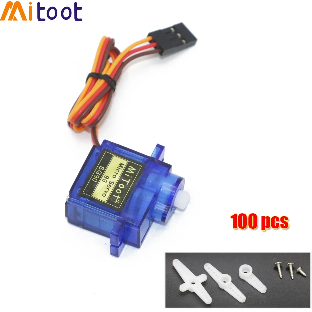 5 / 10 / 20 / 50 / 100 pcs SG90 9G Micro Servo Motor For Robot 6CH RC Helicopter Airplane Controls for Arduino Wholesale