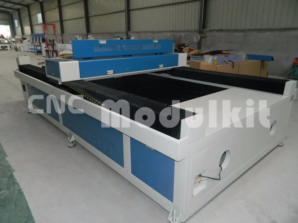 Laser Engraving & Cutting Machine 1325 METAL & NON METAL Milling HIWIN & RECI 150W Laser & RUIDA Control System CNC Modulkit