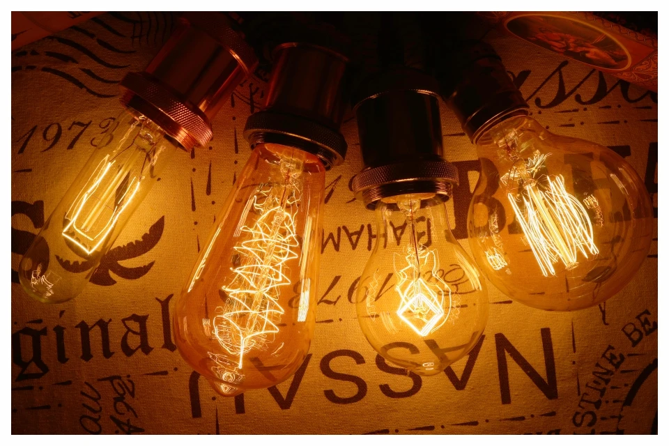 Edison Glühbirne E27 220V 40W ST64 A19 G80 G95 T10 T45 T185 Retro Filament Glühlampulle Birne Vintage Edison Lampen – Detail 7