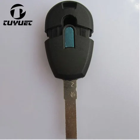 

10PCS New Style Car Key Cover for Fiat Transponder Key Shell With SIP22 Blade Can Be Separated with logo